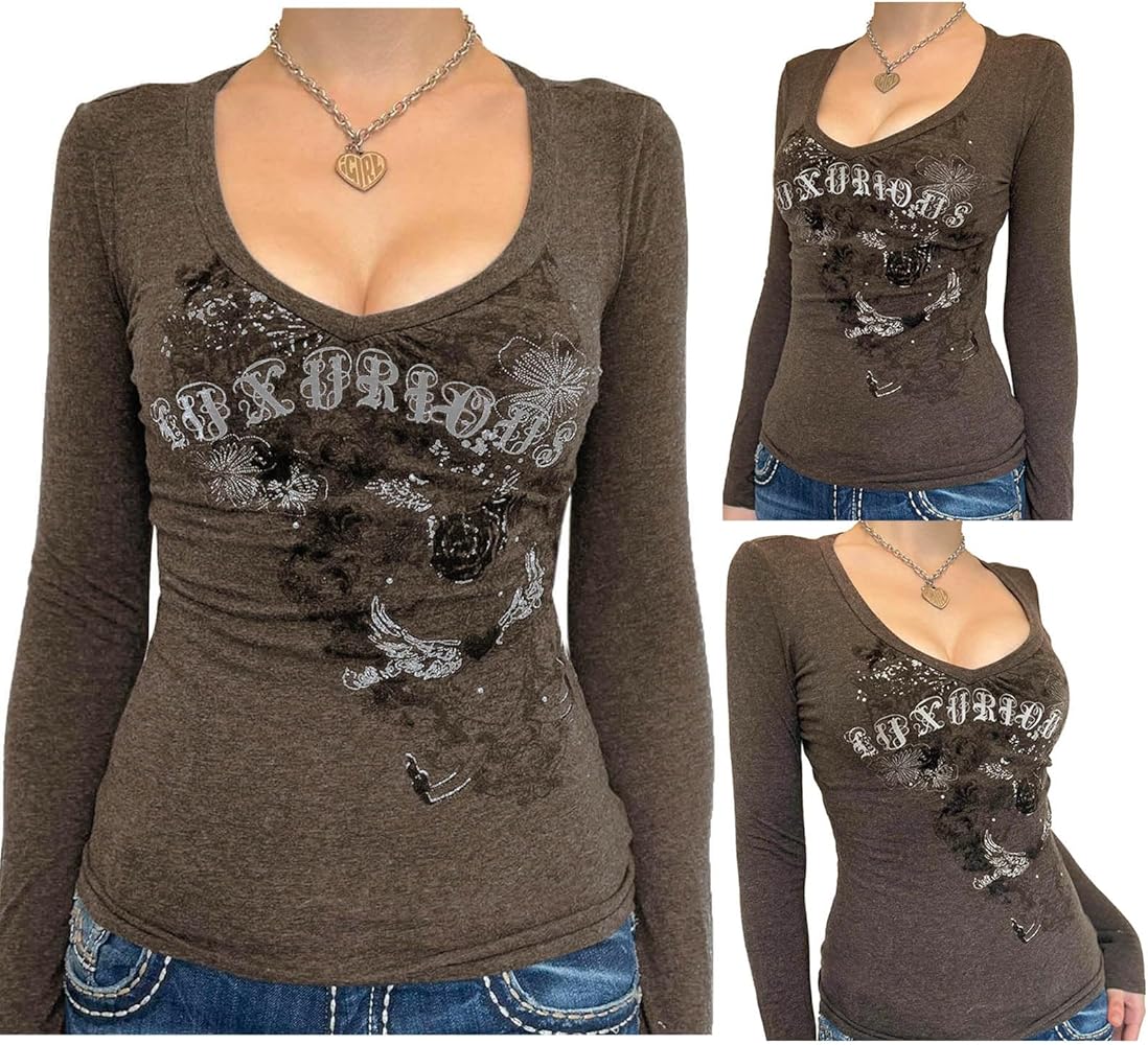 トップス hooked vintage tops 8108Oqa+aGL._AC_UY1000_.jpg